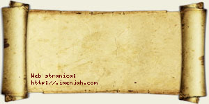 Janko Zobenica vizit kartica